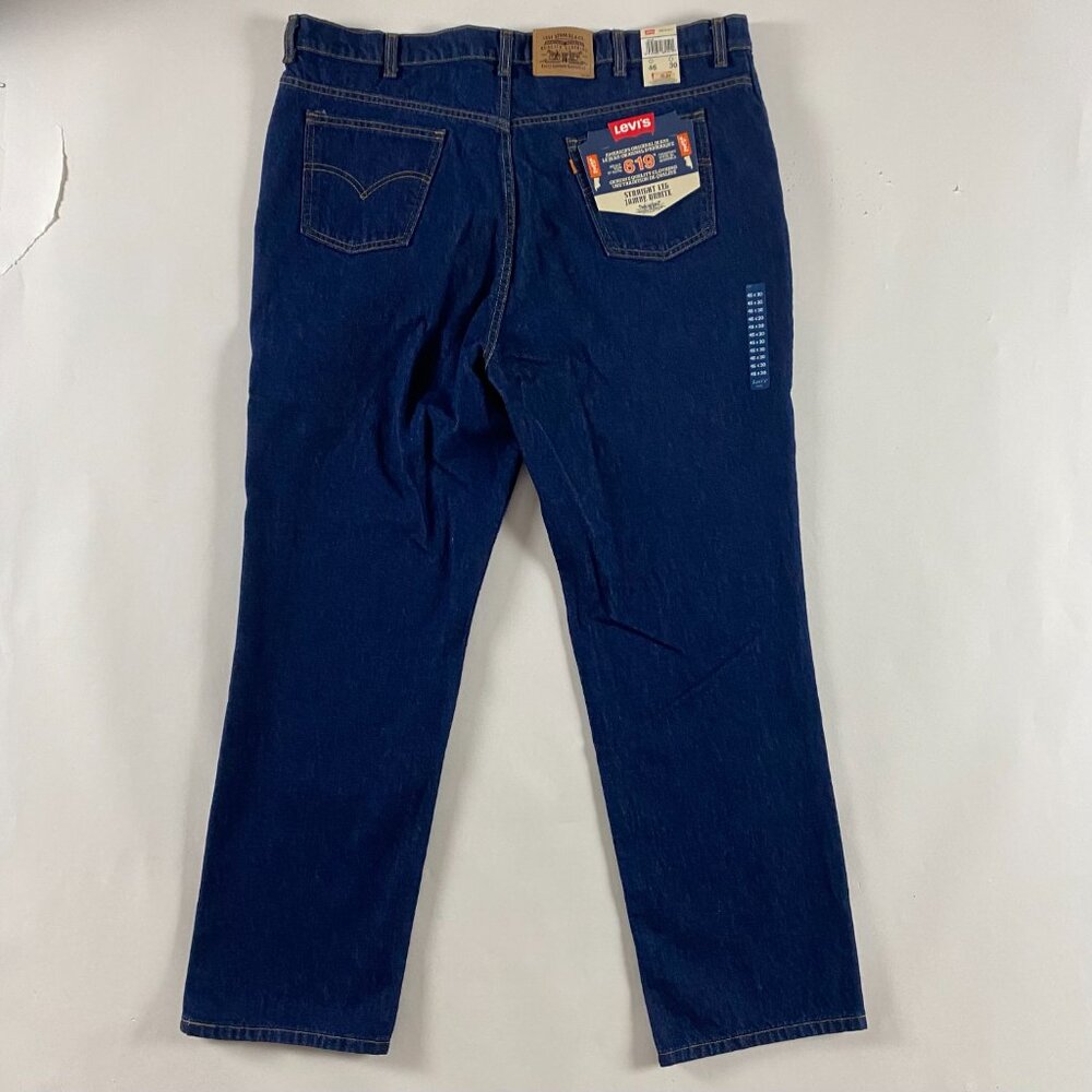 Vintage Levi's 619 Jeans Men's 46x30 Fits 44x31 Straight Leg Orange Tab Y2K NWT